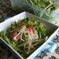あい葉's cooksnap of when they made 簡単　かいわれサラダ.