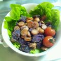 いがし's cooksnap of when they made ✿さつま芋とウィンナー❀マヨソース✿炒め.