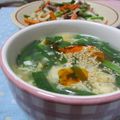doiko's cooksnap of when they made ニラと卵のピリ辛中華スープ.