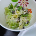 はなみれな's cooksnap of when they made しめじとキャベツのマヨサラ.
