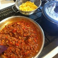 うちやま定食's cooksnap of when they made 家のミートソース.
