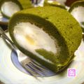MIYA缶's cooksnap of when they made スフレ風 抹茶ロールケーキ.