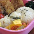 hina陽菜's cooksnap of when they made 大人気！おさわり探偵なめこ弁当♪.