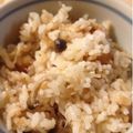 たまみ（´θ｀）'s cooksnap of when they made ホタテ＆きのこ炊き込みご飯.