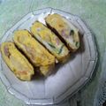 猫にゃん子's cooksnap of when they made ポテサラの残りでだし巻きたまご.