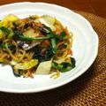 umizarusuki's cooksnap of when they made にら焼きそば.