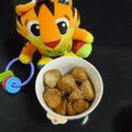 チームしの's cooksnap of when they made ごま香る里芋の煮物☆.