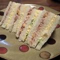 komamagokko's cooksnap of when they made コンビニのニューコンミートサンド・再現☆.