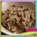 えお's cooksnap of when they made おいしい♪簡単こってりあんかけ甘辛豚丼♪.
