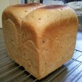 ゆっきぃりんご's cooksnap of when they made バター5g！ご飯入りもちもち食パン.