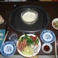 モモタロス's cooksnap of when they made 汲み上げ湯葉も楽しめる☆豆乳de和風チーズフォンデュ.