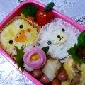 フーミン✩'s cooksnap of when they made コリラ＆キイロイトリのカップご飯弁当♪.