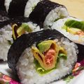 yappyパクパク's cooksnap of when they made 恵方巻きにも♪鮭フレークで太巻き.