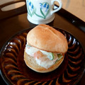 チコリママ's cooksnap of when they made エビときゅうりのオープンサンド☆北欧風.