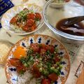 月✳Iris's cooksnap of when they made サーモンユッケ丼.