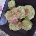 ｵﾊﾞｷﾞｬMama's cooksnap of when they made バジルinニョッキ★バジルクリームソース.