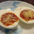 ［春川］'s cooksnap of when they made 簡単トースターでピザ風ゆでたまご.
