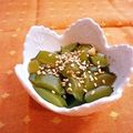 あんみつ☆'s cooksnap of when they made 茎わかめ＊ニンニク炒め.