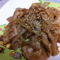 ミハネちん's cooksnap of when they made 漬け込み 豚の生姜焼き.
