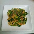 ま羽ちゃん's cooksnap of when they made 小松菜と卵の炒め物.