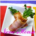 音々かーちゃん's cooksnap of when they made ちくわと豆苗のベーコン巻き焼き.