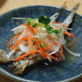 arare*'s cooksnap of when they made ししゃもの南蛮漬け.
