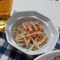 新妻ゅぅこ's cooksnap of when they made ☆ネギ・もやし・人参の彩りナムル☆.