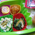 上野食堂's cooksnap of when they made ちくわとほうれん草のゴマ和え.
