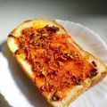 ｂｅｒｒｙ＋'s cooksnap of when they made ✿甘辛!?✿食べるラー油トースト✿.