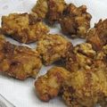 umemodoki's cooksnap of when they made 鶏手羽中のパプリカ入りから揚げ♪.