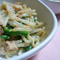 mikkusan's cooksnap of when they made ほうれん草とモヤシのツナマヨ和え.