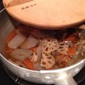 emian's cooksnap of when they made こんにゃくとごぼうの煮物.