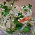 snip's cooksnap of when they made ☆もやし＆貝割れのピリ辛ゴマ酢和え☆.