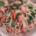 『パンダ』's cooksnap of when they made 簡単！もやしとニラのウインナー炒め.