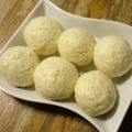きゃなる。's cooksnap of when they made ホットケーキミックスで★ｶｽﾀｰﾄﾞ饅頭.