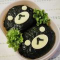 紅葉ｙ's cooksnap of when they made キャラ弁　まっくろ☆リラックマ？.