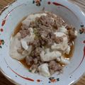 ポニーリボン's cooksnap of when they made ひき肉とお豆腐のあったかレンジ蒸し.