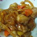 くらちょむ's cooksnap of when they made 揚げない！カラフル酢豚☆.