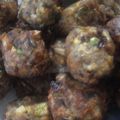 えくぼ。's cooksnap of when they made ❦さば缶で簡単♪さば団子の落とし揚げ❦.