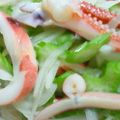 熊人すみこ's cooksnap of when they made ■タイの味■イカとセロリのサラダ.