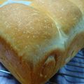 mmameco's cooksnap of when they made 我が家の基本☆シンプル豆乳ミニ食パン.