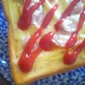 ママバナナin北欧's cooksnap of when they made ジャーマンポテト風？トースト.