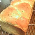 kmy35's cooksnap of when they made 手作り折り込みシート～ゴマさつまパン.