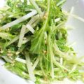 よぉたんたん's cooksnap of when they made 水菜だけのナムル風サラダ♪.