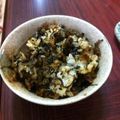 DIETGIRL's cooksnap of when they made 簡単「ピリ辛高菜御飯」.