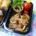 pyonpoco's cooksnap of when they made しめじとベーコンのマスタード炒め.