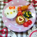 CＯCＯ＊ＭAＭA's cooksnap of when they made ハンバーグ ✿チーズ♡ケチャップ✿.