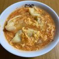 バンビーノ☆'s cooksnap of when they made 包丁なし！キムたま餃子スープ.