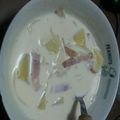 yurikamu's cooksnap of when they made あっさりミルクスープ.