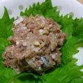 えりかちょむ's cooksnap of when they made なめろう.